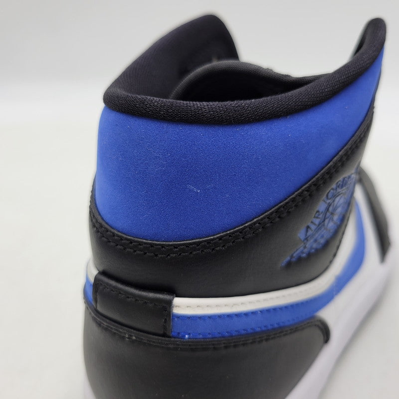 【中古美品】【メンズ】 NIKE ナイキ AIR JORDAN 1 MID 554724-140 エアジョーダン 1 ミッド スニーカー 靴 160-261011-as-01-izu サイズ：27cm カラー：WHITE/RACER BLUE-BLACK 万代Net店