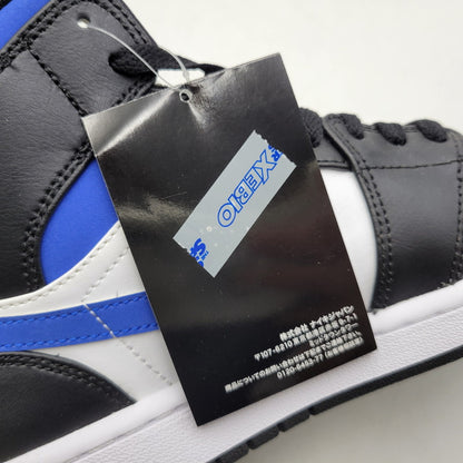 【中古美品】【メンズ】 NIKE ナイキ AIR JORDAN 1 MID 554724-140 エアジョーダン 1 ミッド スニーカー 靴 160-261011-as-01-izu サイズ：27cm カラー：WHITE/RACER BLUE-BLACK 万代Net店