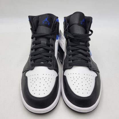 【中古美品】【メンズ】 NIKE ナイキ AIR JORDAN 1 MID 554724-140 エアジョーダン 1 ミッド スニーカー 靴 160-261011-as-01-izu サイズ：27cm カラー：WHITE/RACER BLUE-BLACK 万代Net店