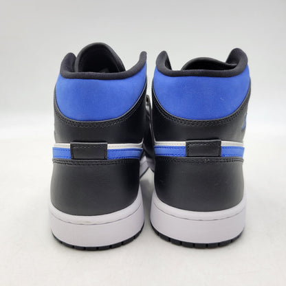 【中古美品】【メンズ】 NIKE ナイキ AIR JORDAN 1 MID 554724-140 エアジョーダン 1 ミッド スニーカー 靴 160-261011-as-01-izu サイズ：27cm カラー：WHITE/RACER BLUE-BLACK 万代Net店