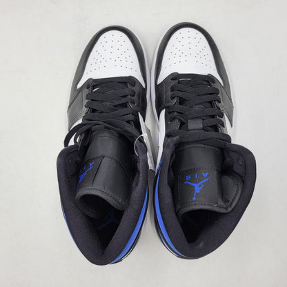 【中古美品】【メンズ】 NIKE ナイキ AIR JORDAN 1 MID 554724-140 エアジョーダン 1 ミッド スニーカー 靴 160-261011-as-01-izu サイズ：27cm カラー：WHITE/RACER BLUE-BLACK 万代Net店