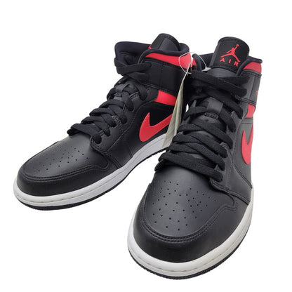 【中古品】【メンズ】 NIKE ナイキ WMNS AIR JORDAN 1 MID BQ6472-004 ウィメンズ エア ジョーダン 1 ミッド スニーカー 靴 160-261011-as-06-izu サイズ：27cm カラー：BLACK/SIREN RED/WHITE 万代Net店