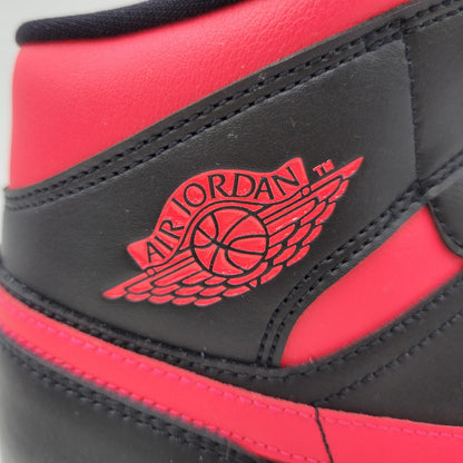 【中古品】【メンズ】 NIKE ナイキ WMNS AIR JORDAN 1 MID BQ6472-004 ウィメンズ エア ジョーダン 1 ミッド スニーカー 靴 160-261011-as-06-izu サイズ：27cm カラー：BLACK/SIREN RED/WHITE 万代Net店