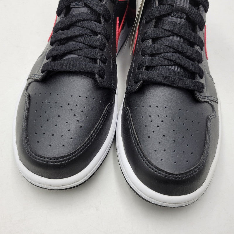 【中古品】【メンズ】 NIKE ナイキ WMNS AIR JORDAN 1 MID BQ6472-004 ウィメンズ エア ジョーダン 1 ミッド スニーカー 靴 160-261011-as-06-izu サイズ：27cm カラー：BLACK/SIREN RED/WHITE 万代Net店