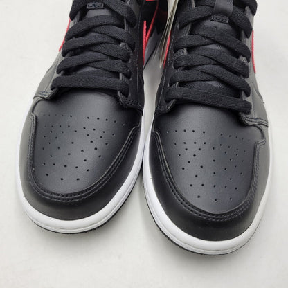 【中古品】【メンズ】 NIKE ナイキ WMNS AIR JORDAN 1 MID BQ6472-004 ウィメンズ エア ジョーダン 1 ミッド スニーカー 靴 160-261011-as-06-izu サイズ：27cm カラー：BLACK/SIREN RED/WHITE 万代Net店