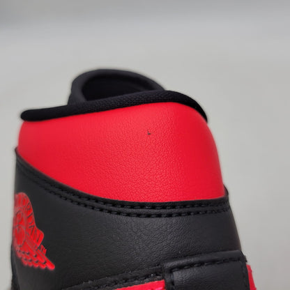 【中古品】【メンズ】 NIKE ナイキ WMNS AIR JORDAN 1 MID BQ6472-004 ウィメンズ エア ジョーダン 1 ミッド スニーカー 靴 160-261011-as-06-izu サイズ：27cm カラー：BLACK/SIREN RED/WHITE 万代Net店