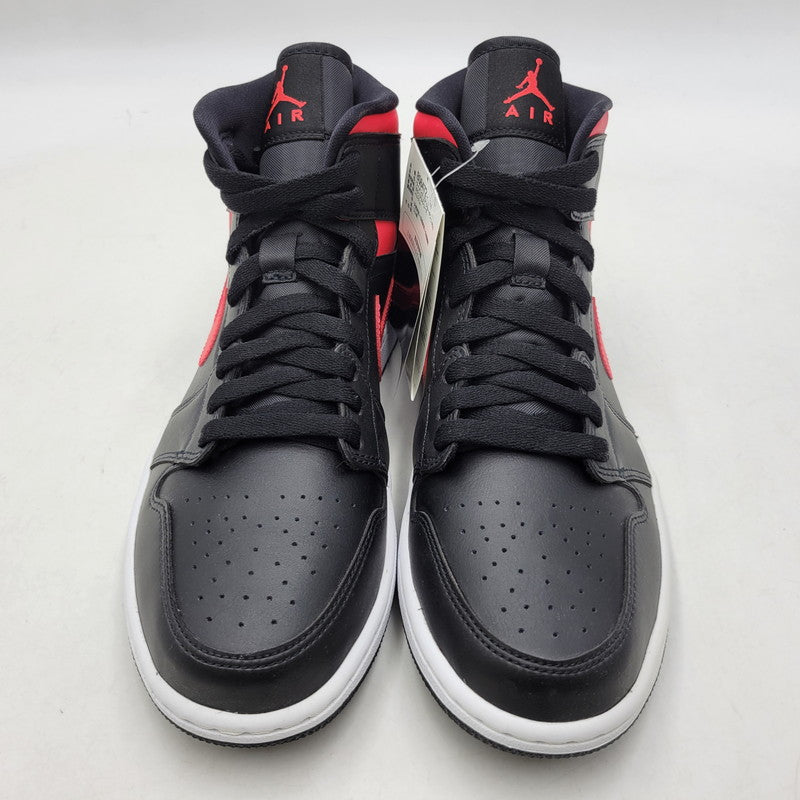 【中古品】【メンズ】 NIKE ナイキ WMNS AIR JORDAN 1 MID BQ6472-004 ウィメンズ エア ジョーダン 1 ミッド スニーカー 靴 160-261011-as-06-izu サイズ：27cm カラー：BLACK/SIREN RED/WHITE 万代Net店