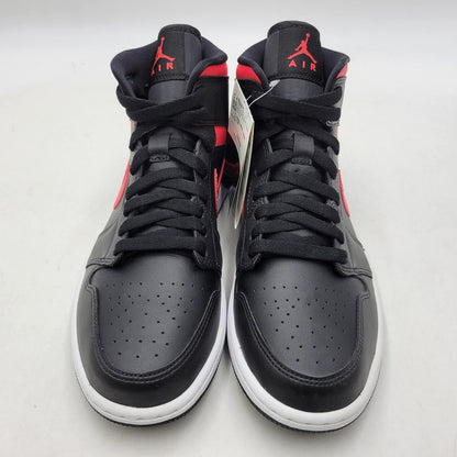 【中古品】【メンズ】 NIKE ナイキ WMNS AIR JORDAN 1 MID BQ6472-004 ウィメンズ エア ジョーダン 1 ミッド スニーカー 靴 160-261011-as-06-izu サイズ：27cm カラー：BLACK/SIREN RED/WHITE 万代Net店