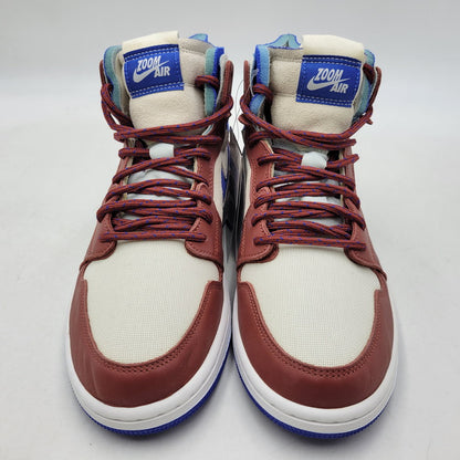 【中古品】【メンズ】 NIKE ナイキ WMNS AIR JORDAN 1 ZOOM AIR CMFT CT0979-104 ウィメンズ エア ジョーダン 1 ズーム エア コンフォート スニーカー 靴 160-261011-as-05-izu サイズ：27cm カラー：TEAM RED/SAIL-HYPER ROYAL 万代Net店