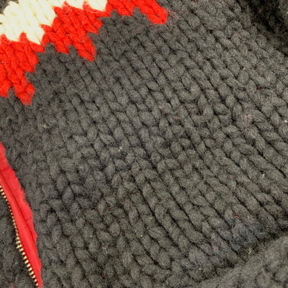 【中古品】【メンズ】 TMT ティーエムティー COWICHAN SWEATER JACKET カウチン セータージャケット トップ 140-261011-sm-02-izu サイズ：M カラー：ブラック 万代Net店