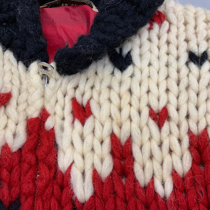 【中古品】【メンズ】 TMT ティーエムティー COWICHAN SWEATER JACKET カウチン セータージャケット トップ 140-261011-sm-02-izu サイズ：M カラー：ブラック 万代Net店