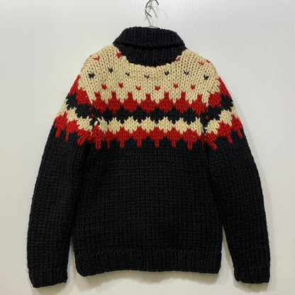 【中古品】【メンズ】 TMT ティーエムティー COWICHAN SWEATER JACKET カウチン セータージャケット トップ 140-261011-sm-02-izu サイズ：M カラー：ブラック 万代Net店
