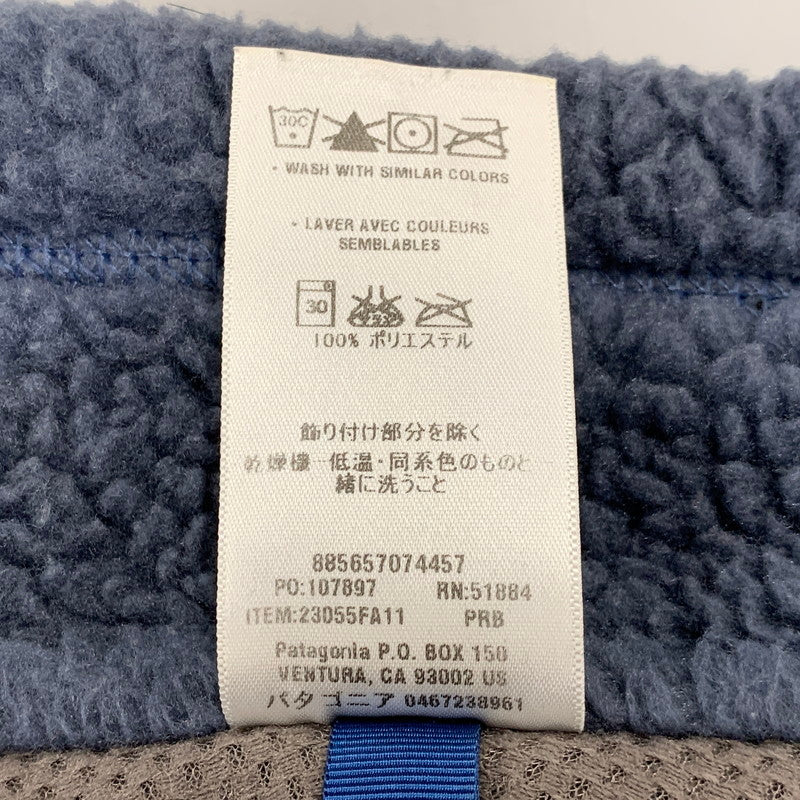 【中古品】【メンズ】 PATAGONIA パタゴニア 23055FA11 CLASSIC RETRO-X JACKET クラシック レトロX ジャケット アウター 144-261011-kh-09-izu サイズ：M カラー：ネイビー系 万代Net店