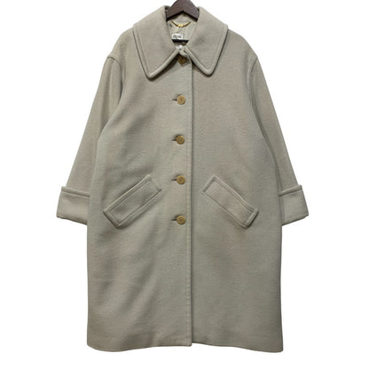 【中古品】【レディース】 CELINE セリーヌ WOOL COAT ウール コート アウター 168-261011-kh-10-izu サイズ：38 カラー：アイボリー 万代Net店