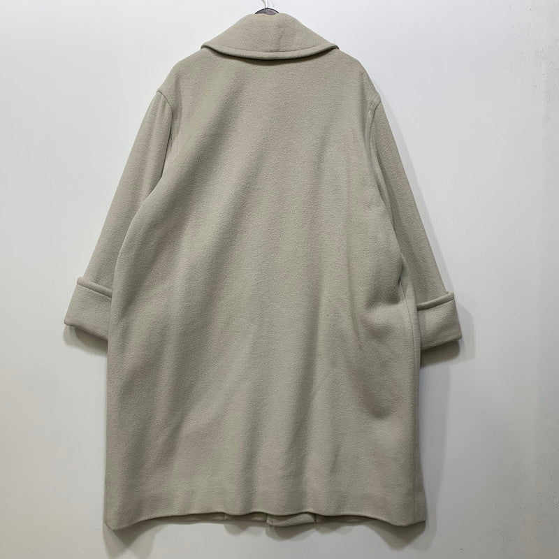【中古品】【レディース】 CELINE セリーヌ WOOL COAT ウール コート アウター 168-261011-kh-10-izu サイズ：38 カラー：アイボリー 万代Net店