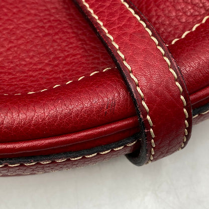 【中古品】【レディース】 CELINE セリーヌ SHOULDER BAG ショルダー バッグ カバン 鞄 180-261017-cs-03-izu カラー：レッド 万代Net店