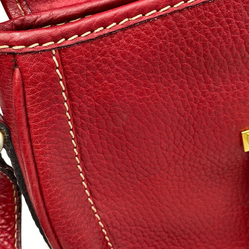 【中古品】【レディース】 CELINE セリーヌ SHOULDER BAG ショルダー バッグ カバン 鞄 180-261017-cs-03-izu カラー：レッド 万代Net店
