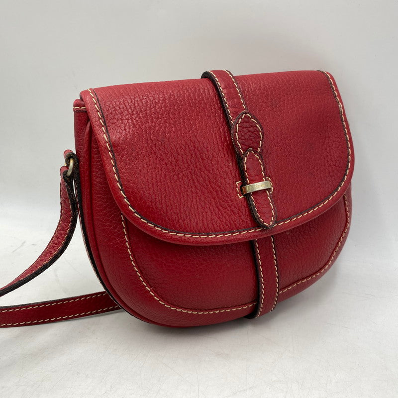 【中古品】【レディース】 CELINE セリーヌ SHOULDER BAG ショルダー バッグ カバン 鞄 180-261017-cs-03-izu カラー：レッド 万代Net店