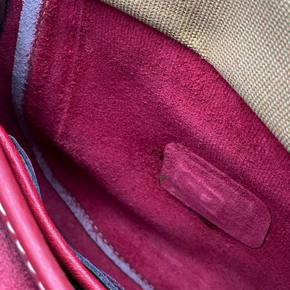 【中古品】【レディース】 CELINE セリーヌ SHOULDER BAG ショルダー バッグ カバン 鞄 180-261017-cs-03-izu カラー：レッド 万代Net店