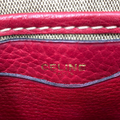 【中古品】【レディース】 CELINE セリーヌ SHOULDER BAG ショルダー バッグ カバン 鞄 180-261017-cs-03-izu カラー：レッド 万代Net店