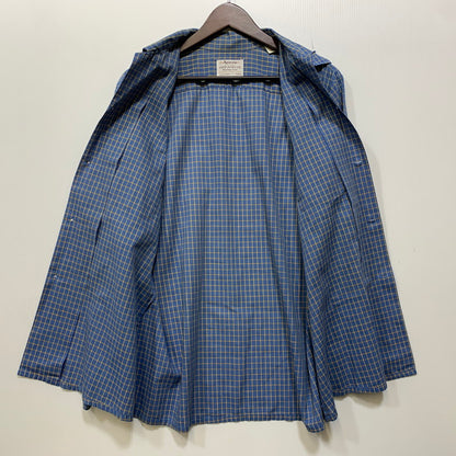 【中古品】【メンズ】 ARROW アロー USA製 OPENCOLLAR CHECK SHIRT オープンカラー チェック シャツ トップス 146-261011-kh-02-izu サイズ：M カラー：ブルー×イエロー 万代Net店