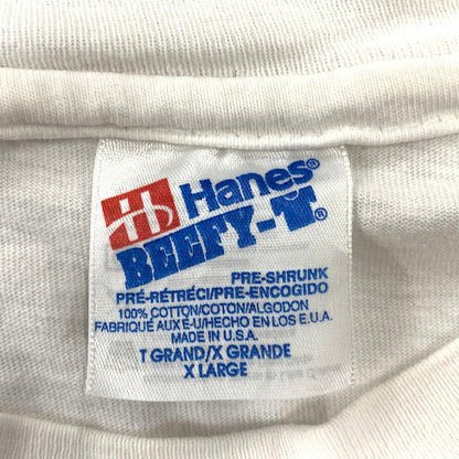 【中古品】【メンズ】 BEASTIE BOYS ビースティボーイズ HANES タグ USA製 QUADRAPHONIC STEREO TEE Tシャツ トップス 146-261011-kh-04-izu サイズ：XL カラー：ホワイト 万代Net店