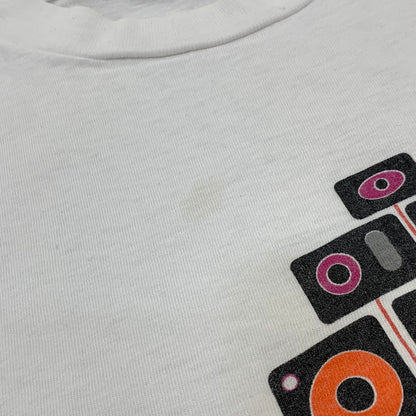 【中古品】【メンズ】 BEASTIE BOYS ビースティボーイズ HANES タグ USA製 QUADRAPHONIC STEREO TEE Tシャツ トップス 146-261011-kh-04-izu サイズ：XL カラー：ホワイト 万代Net店