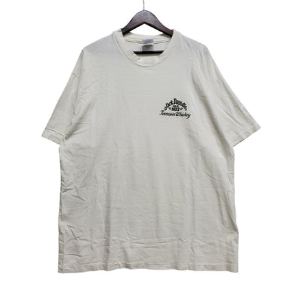 【中古品】【メンズ】 HANES ヘインズ JACK DANIEL'S OLD NO.7 TEE ジャックダニエル Tシャツ 半袖 トップス 146-261015-ay-12-izu サイズ：XL カラー：ホワイト 万代Net店