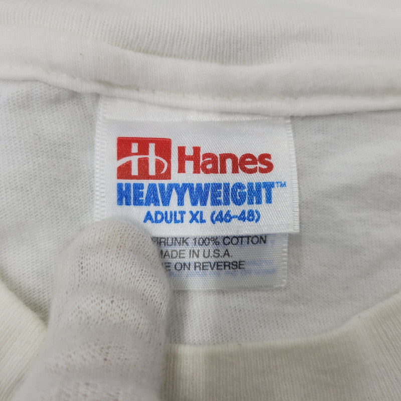 【中古品】【メンズ】 HANES ヘインズ JACK DANIEL'S OLD NO.7 TEE ジャックダニエル Tシャツ 半袖 トップス 146-261015-ay-12-izu サイズ：XL カラー：ホワイト 万代Net店