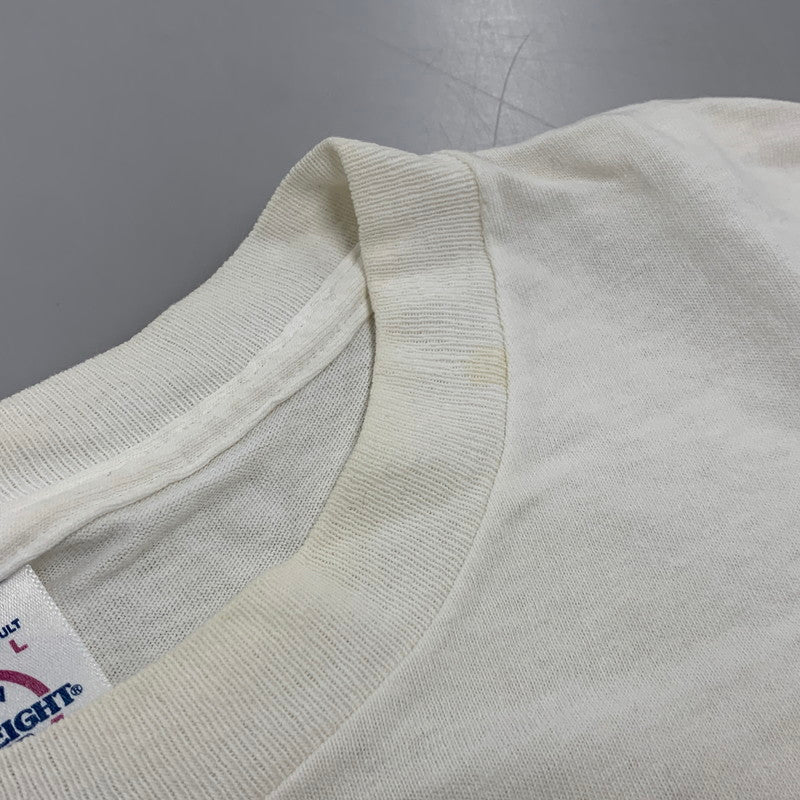 【中古品】【メンズ】 BARENJAGER ベーレンイエガー DELTAタグ USA製 HONEY DEW ME TEE ハニー デュー ミー Tシャツ トップス 146-261011-kh-03-izu サイズ：L カラー：ホワイト 万代Net店