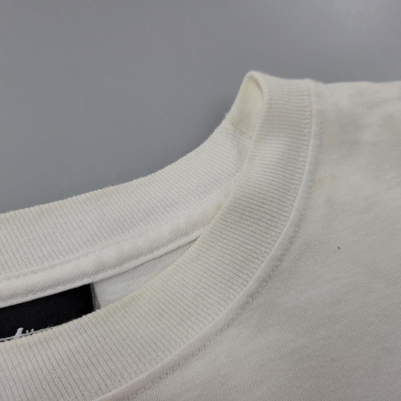 【中古品】【メンズ】 STUSSY ステューシー LANDIN L/S TEE ランディン ロングスリーブ Tシャツ プリント 長袖 トップス 142-261015-ay-11-izu サイズ：L カラー：ホワイト 万代Net店
