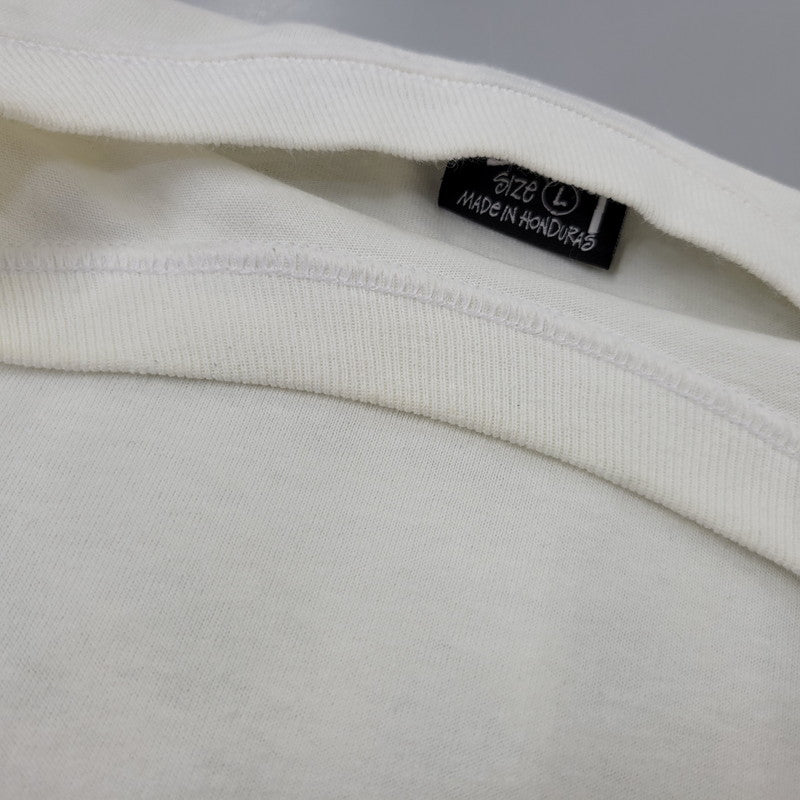 【中古品】【メンズ】 STUSSY ステューシー LANDIN L/S TEE ランディン ロングスリーブ Tシャツ プリント 長袖 トップス 142-261015-ay-11-izu サイズ：L カラー：ホワイト 万代Net店