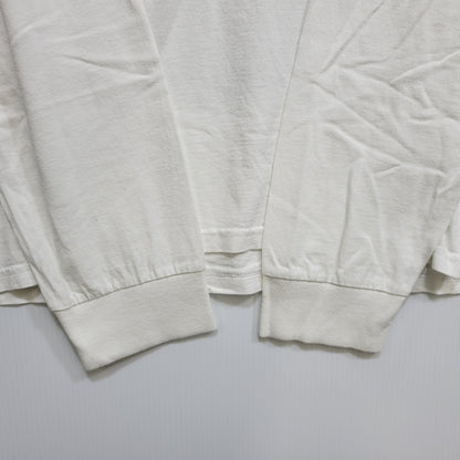 【中古品】【メンズ】 STUSSY ステューシー LANDIN L/S TEE ランディン ロングスリーブ Tシャツ プリント 長袖 トップス 142-261015-ay-11-izu サイズ：L カラー：ホワイト 万代Net店