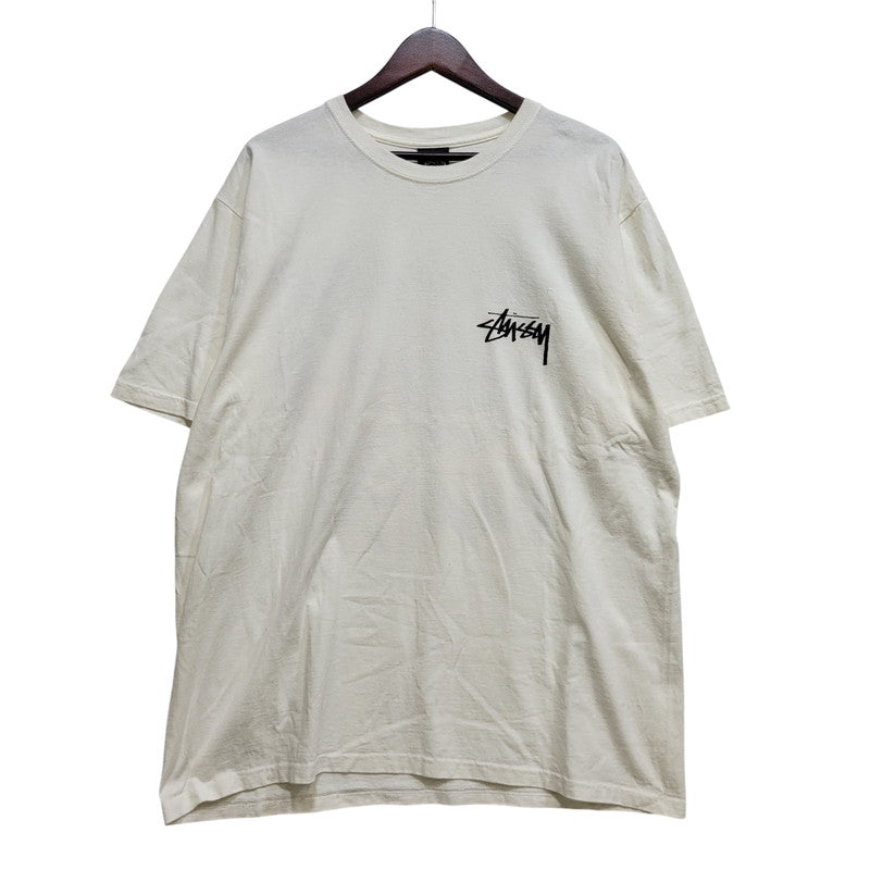 【中古品】【メンズ】 STUSSY ステューシー KITTENS TEE キトゥンズ Tシャツ プリント 半袖 トップス 142-261015-ay-10-izu サイズ：L カラー：ホワイト 万代Net店