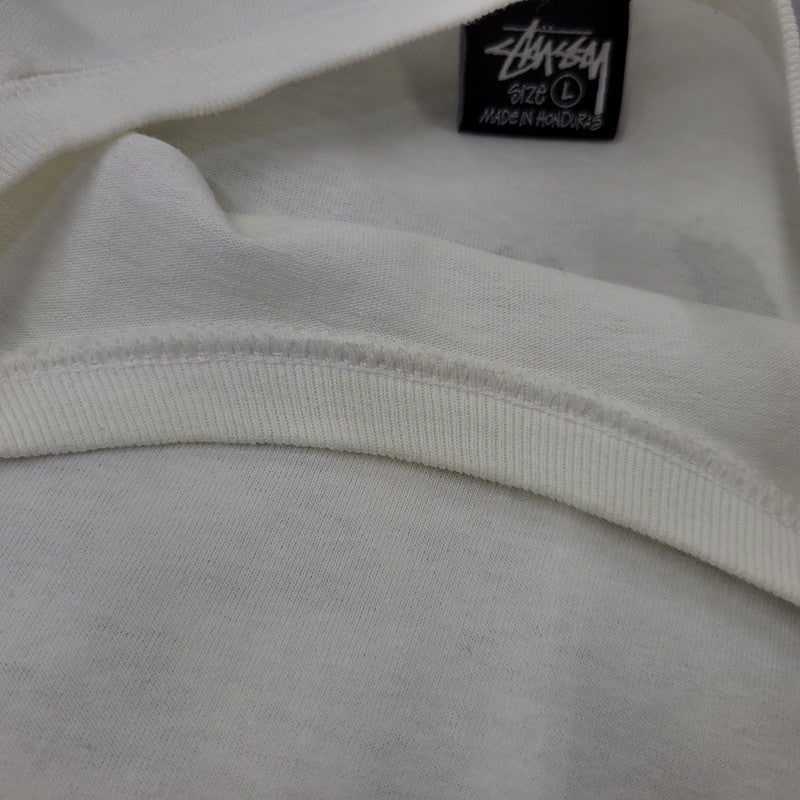 【中古品】【メンズ】 STUSSY ステューシー KITTENS TEE キトゥンズ Tシャツ プリント 半袖 トップス 142-261015-ay-10-izu サイズ：L カラー：ホワイト 万代Net店