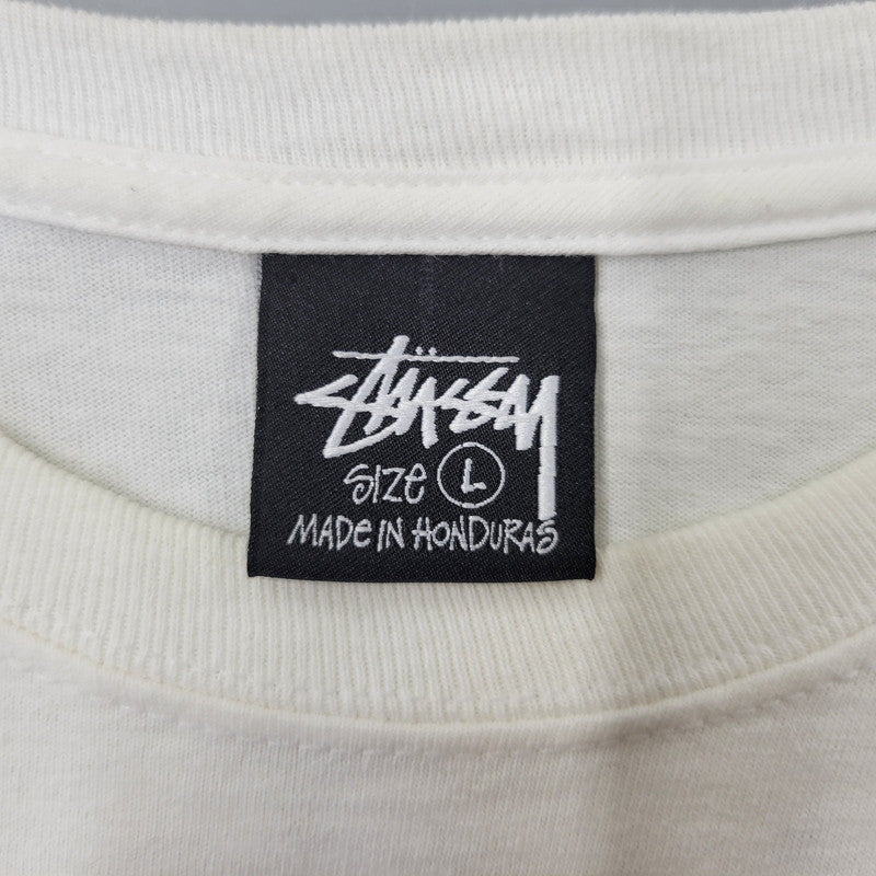 【中古品】【メンズ】 STUSSY ステューシー KITTENS TEE キトゥンズ Tシャツ プリント 半袖 トップス 142-261015-ay-10-izu サイズ：L カラー：ホワイト 万代Net店