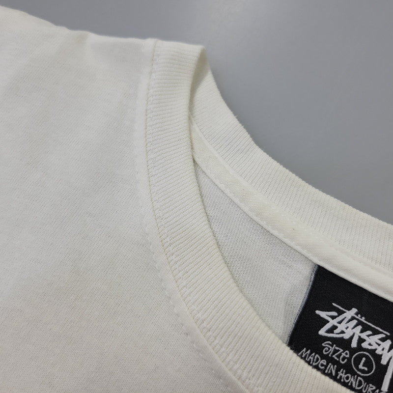【中古品】【メンズ】 STUSSY ステューシー KITTENS TEE キトゥンズ Tシャツ プリント 半袖 トップス 142-261015-ay-10-izu サイズ：L カラー：ホワイト 万代Net店