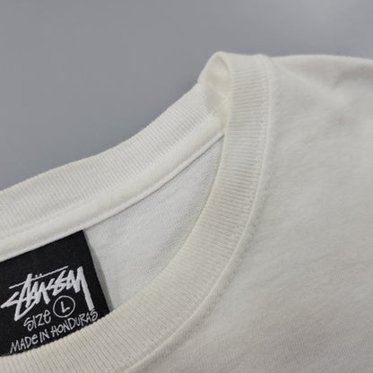 【中古品】【メンズ】 STUSSY ステューシー KITTENS TEE キトゥンズ Tシャツ プリント 半袖 トップス 142-261015-ay-10-izu サイズ：L カラー：ホワイト 万代Net店