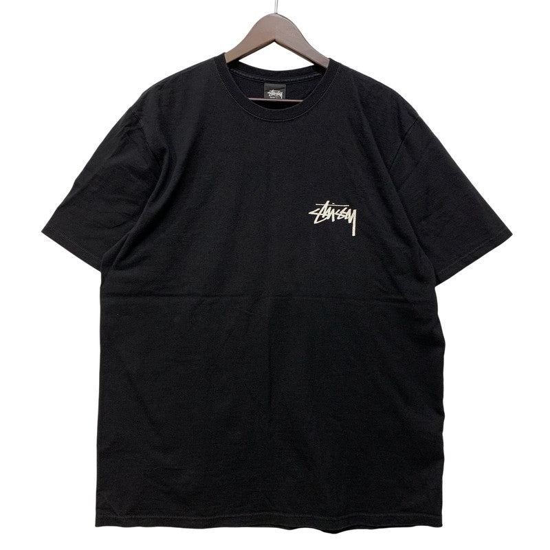 【中古品】【メンズ】 STUSSY ステューシー ITP FLOWER TEE フラワー Tシャツ 半袖 142-261019-as-01-izu サイズ：L カラー：ブラック 万代Net店