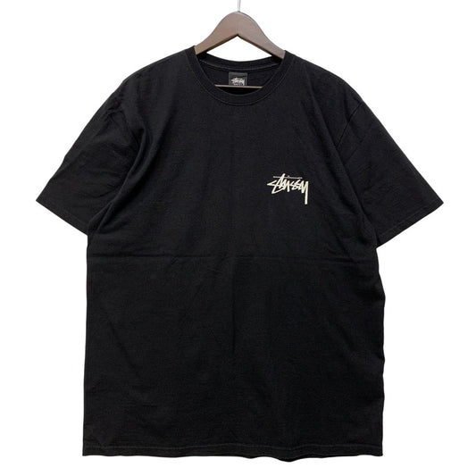 【中古品】【メンズ】 STUSSY ステューシー ITP FLOWER TEE フラワー Tシャツ 半袖 142-261019-as-01-izu サイズ：L カラー：ブラック 万代Net店