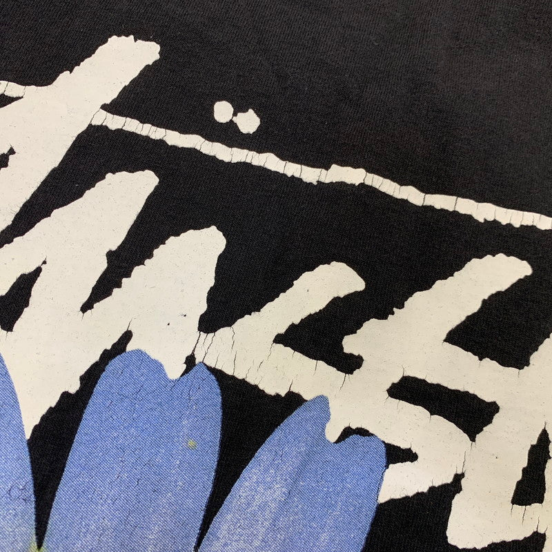 【中古品】【メンズ】 STUSSY ステューシー ITP FLOWER TEE フラワー Tシャツ 半袖 142-261019-as-01-izu サイズ：L カラー：ブラック 万代Net店