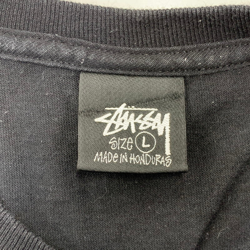 【中古品】【メンズ】 STUSSY ステューシー ITP FLOWER TEE フラワー Tシャツ 半袖 142-261019-as-01-izu サイズ：L カラー：ブラック 万代Net店