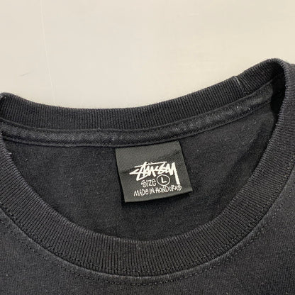 【中古品】【メンズ】 STUSSY ステューシー ITP FLOWER TEE フラワー Tシャツ 半袖 142-261019-as-01-izu サイズ：L カラー：ブラック 万代Net店
