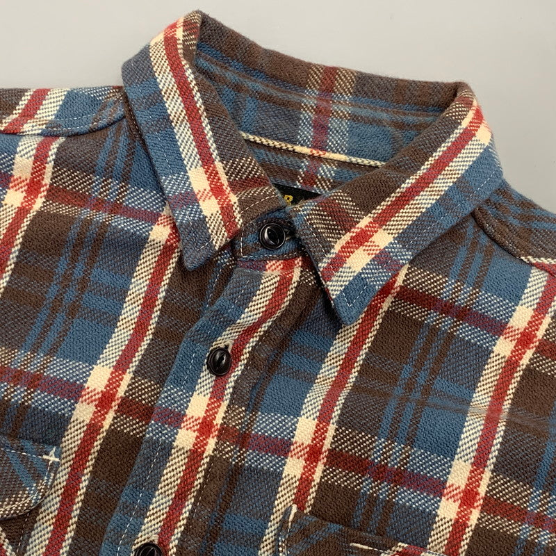 【中古品】【メンズ】 UES ウエス HEAVY FLANNEL SHIRT ヘビーフランネルシャツ チェック 長袖 145-261019-as-05-izu サイズ：1 カラー：マルチカラー 万代Net店