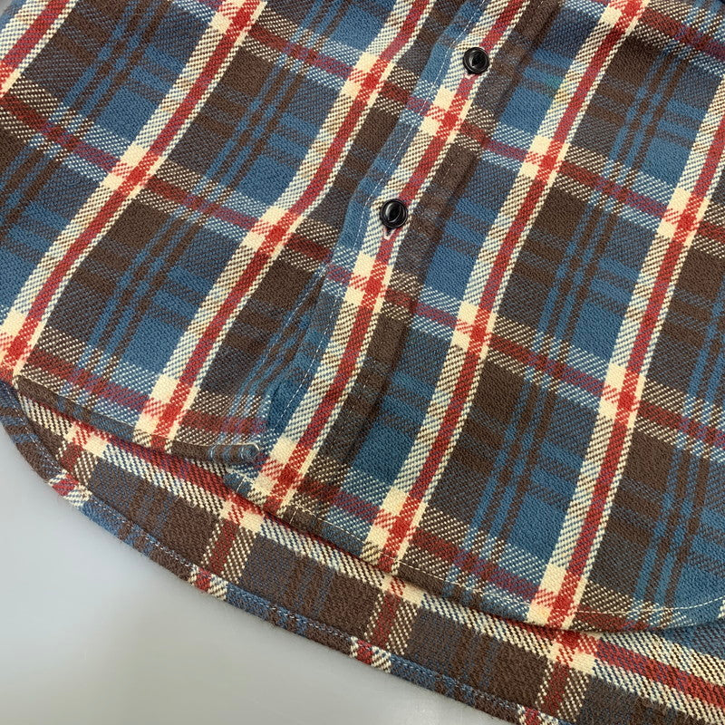 【中古品】【メンズ】 UES ウエス HEAVY FLANNEL SHIRT ヘビーフランネルシャツ チェック 長袖 145-261019-as-05-izu サイズ：1 カラー：マルチカラー 万代Net店