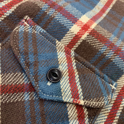 【中古品】【メンズ】 UES ウエス HEAVY FLANNEL SHIRT ヘビーフランネルシャツ チェック 長袖 145-261019-as-05-izu サイズ：1 カラー：マルチカラー 万代Net店