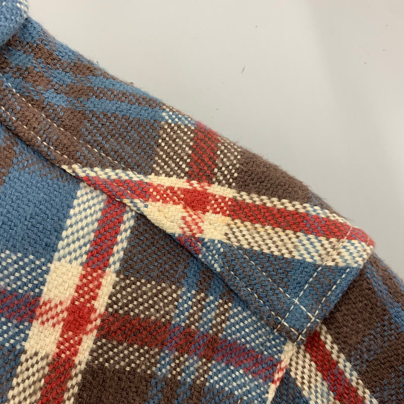 【中古品】【メンズ】 UES ウエス HEAVY FLANNEL SHIRT ヘビーフランネルシャツ チェック 長袖 145-261019-as-05-izu サイズ：1 カラー：マルチカラー 万代Net店