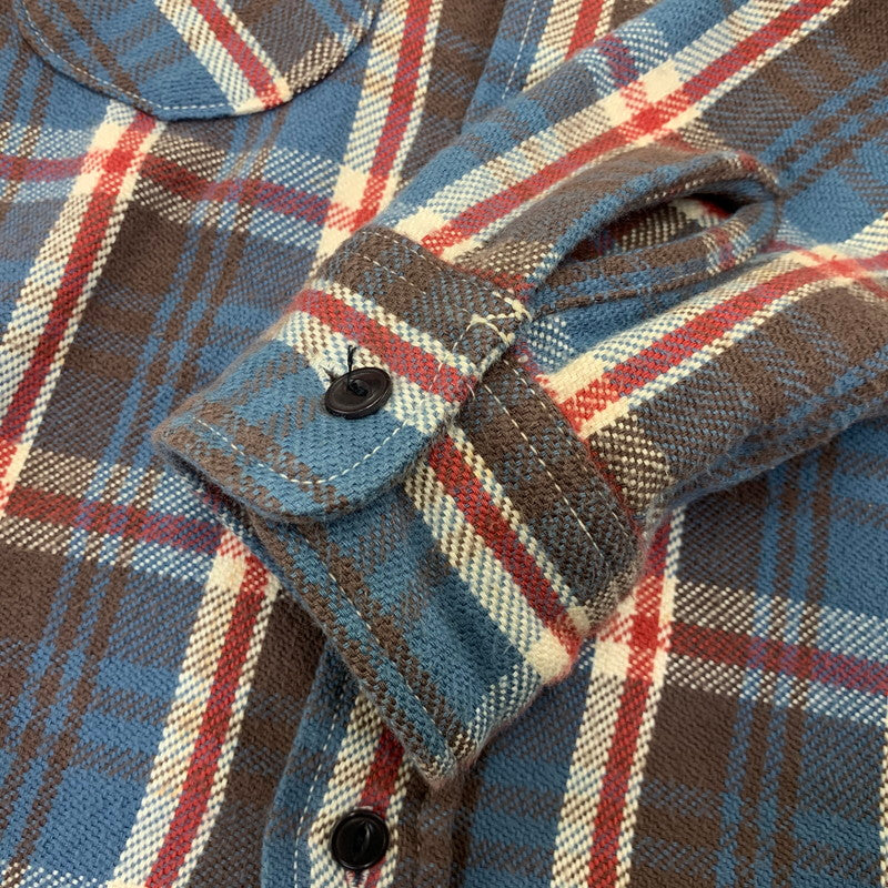 【中古品】【メンズ】 UES ウエス HEAVY FLANNEL SHIRT ヘビーフランネルシャツ チェック 長袖 145-261019-as-05-izu サイズ：1 カラー：マルチカラー 万代Net店