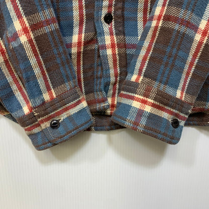 【中古品】【メンズ】 UES ウエス HEAVY FLANNEL SHIRT ヘビーフランネルシャツ チェック 長袖 145-261019-as-05-izu サイズ：1 カラー：マルチカラー 万代Net店