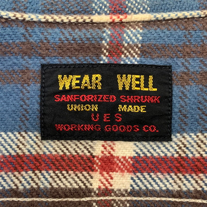 【中古品】【メンズ】 UES ウエス HEAVY FLANNEL SHIRT ヘビーフランネルシャツ チェック 長袖 145-261019-as-05-izu サイズ：1 カラー：マルチカラー 万代Net店